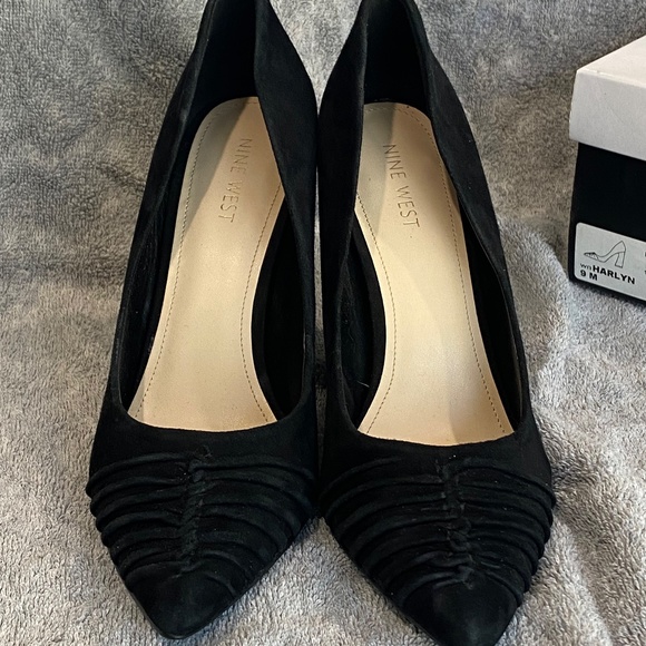 Nine West Suede Block Heels - Picture 2 of 5